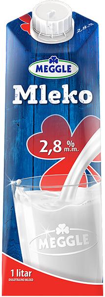 Meggle mleko UHT 2,8%m.m. 1 l
