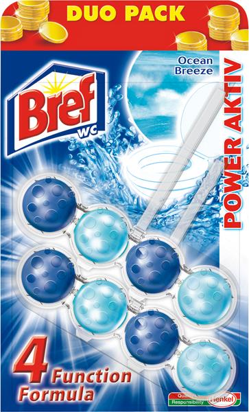 Bref osveživač sanitarija power activ ocean 2x50 g