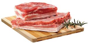 Svinjska sveža rebra sa slaninom kg