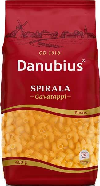 Danubius testenina spirala 400 g