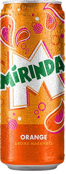Mirinda napitak gazirani narandža limenka 330 ml