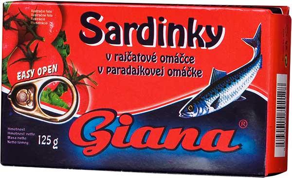 Giana sardina u paradajz sosu 125 g