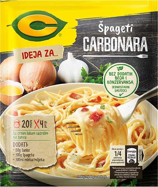 C Ideja špageti carbonara 37g