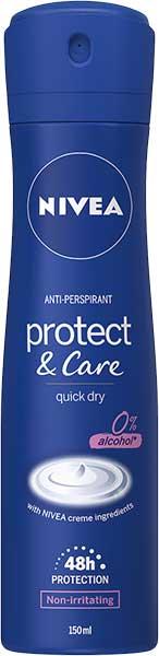 Nivea dezodorans sprej protect & care za žene 150 ml