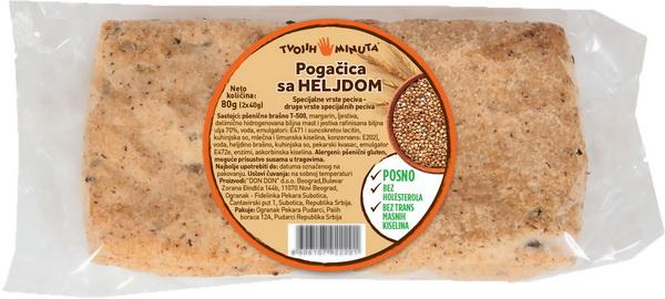 T5M pogacica sa heljdom 2x40g