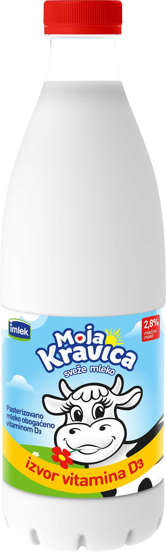 Moja Kravica sveže mleko 2.8% m.m. D3 0.968 l