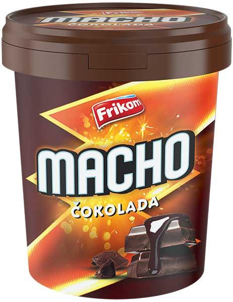 Macho sladoled čokolada čašica 370ml