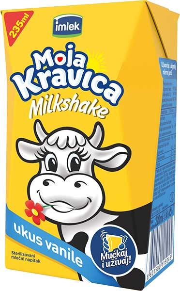 Moja Kravica milk shake vanila 235ml TB