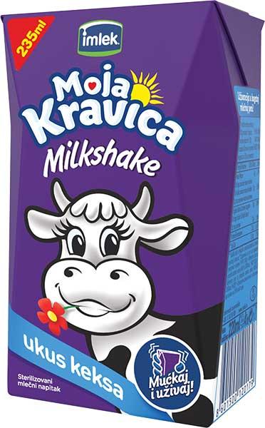 Moja Kravica milk shake keks 235ml TB