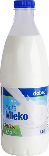 Dobro sveže mleko 2.8% mm  1.5 L