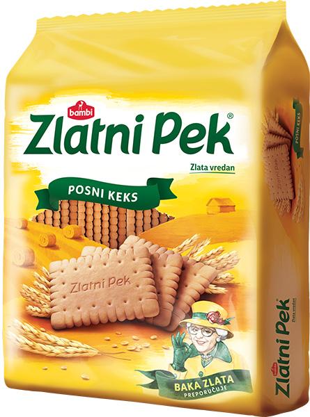 Zlatni pek posni keks 630g