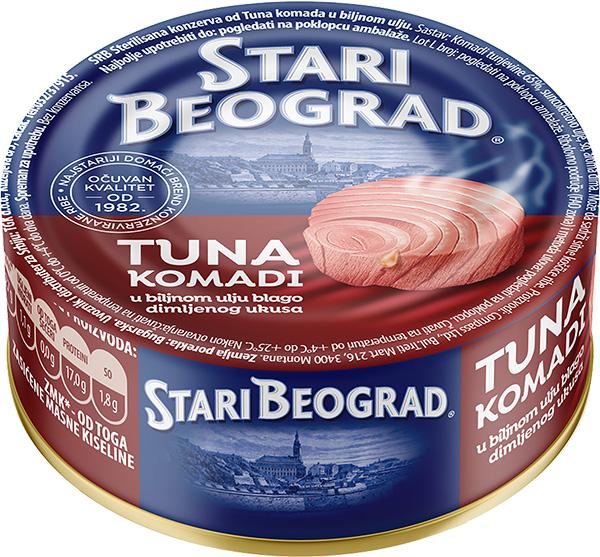 Stari Beograd tuna dim. komad 160g