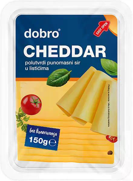 Dobro cheddar slajs 150 g