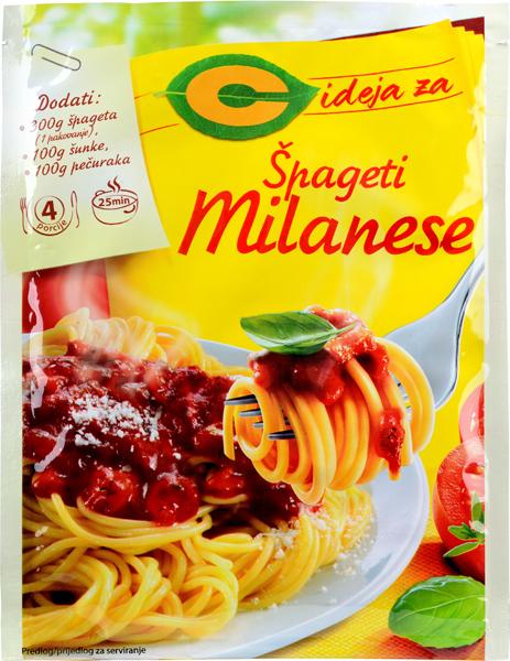 C špageti milanese 45 g