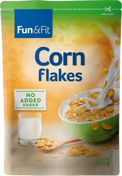 Fun&Fit corn flakes 250 g