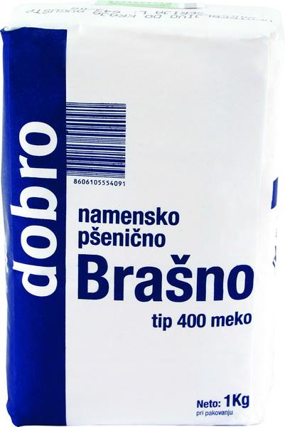 Dobro brašno namensko T-400 meko 1 kg