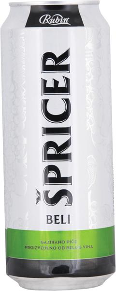 Rubin špricer beli 500 ml