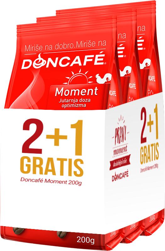 Doncafe Moment 200g 2+1 GRATIS