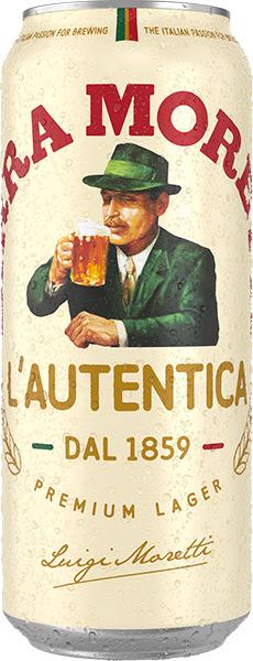Birra Moretti svetlo pivo limenka 500 ml
