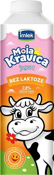 Moja Kravica jogurt 2,8%MM bez laktoze 950g TT