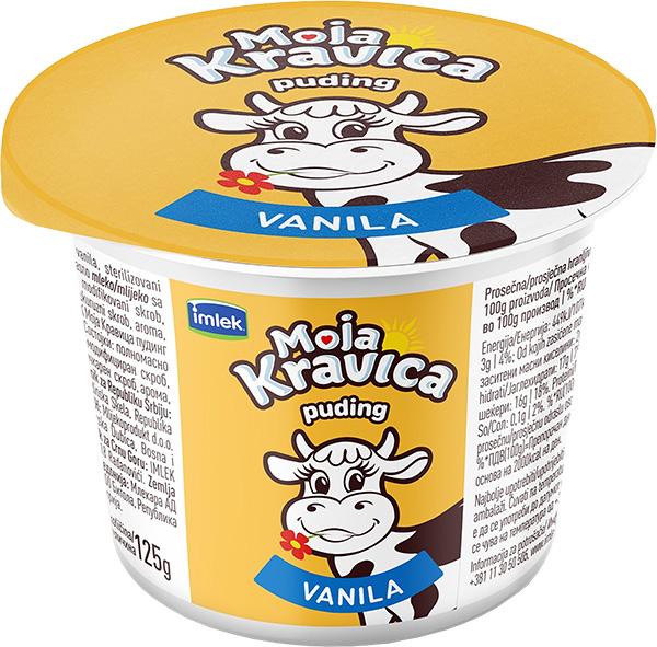 Moja Kravica puding vanila 125 g