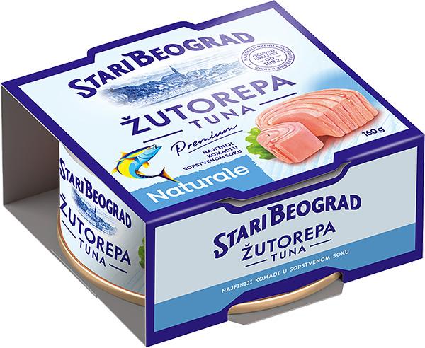 Stari Beograd žutorepa u sop.soku 160 g