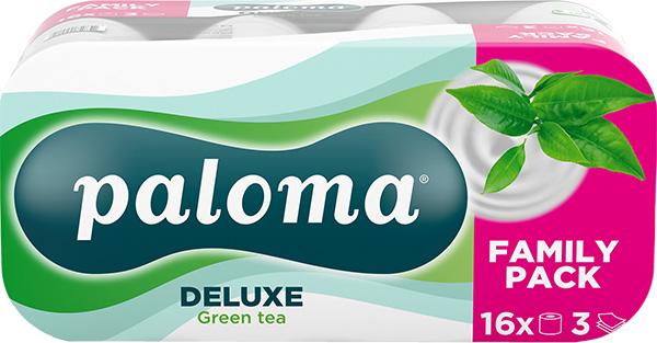 Paloma toaletni papir Delux Green Tea 16/1 3sl
