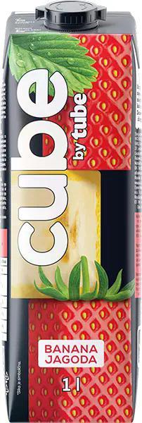 Cube by tube banana i jagoda 1 l